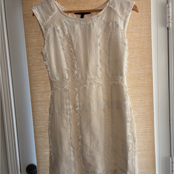 BCBGMaxAzria White Lace Mini Dress - Picture 2 of 9